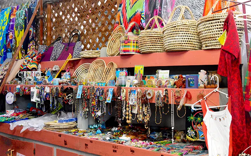 Local Market Shopping in St. Lucia